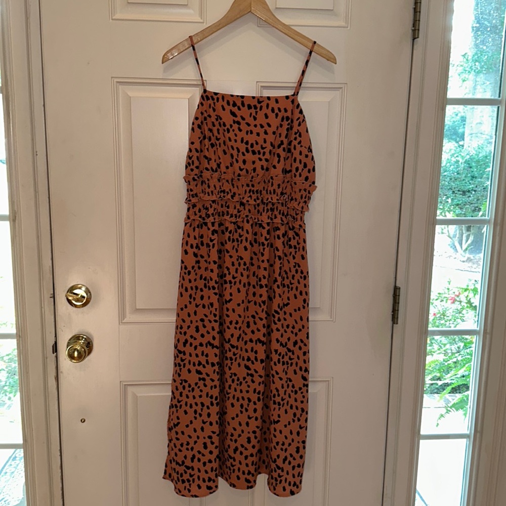 She + Sky Cheetah dress Size Medium